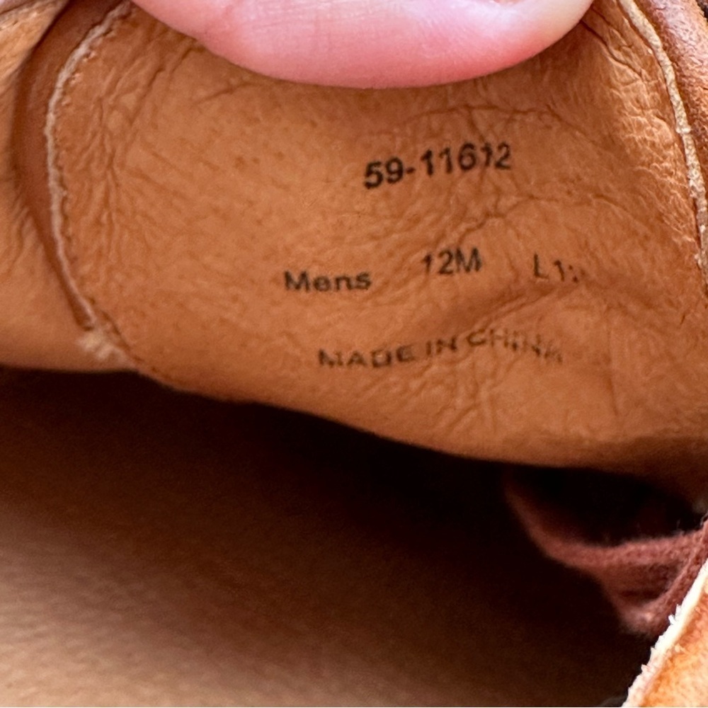 Johnston & Murphy Ellington Cap Toe Tan Gatsby Linen Oxfords Men’s Size 12 M - Picture 13 of 14